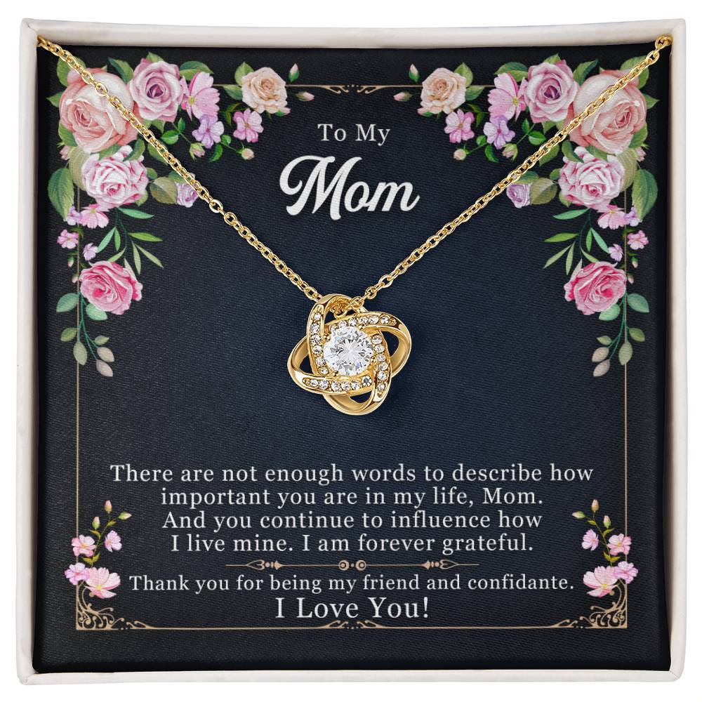 To My Mom, Thank you For Being My Friend