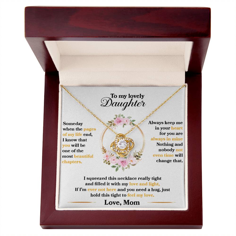 love gifts for daughter, Hold This Tight To Feel My Love