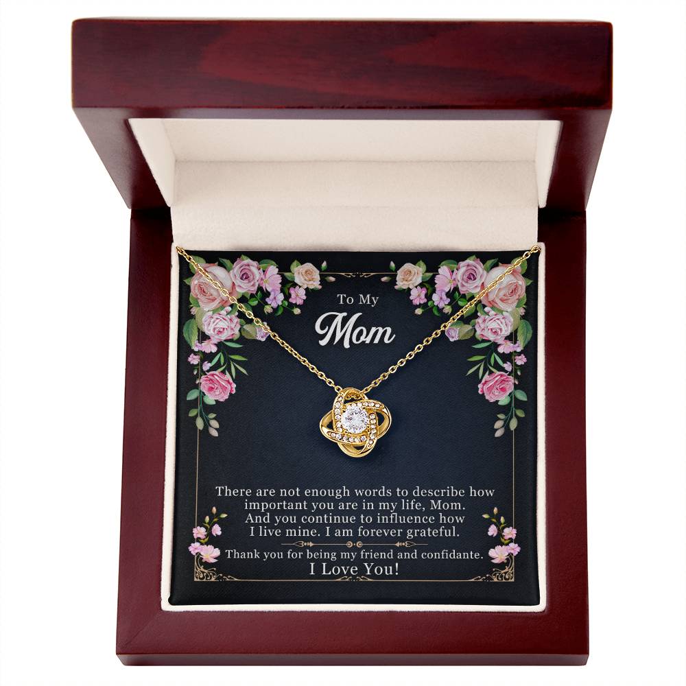 To My Mom, Thank you For Being My Friend