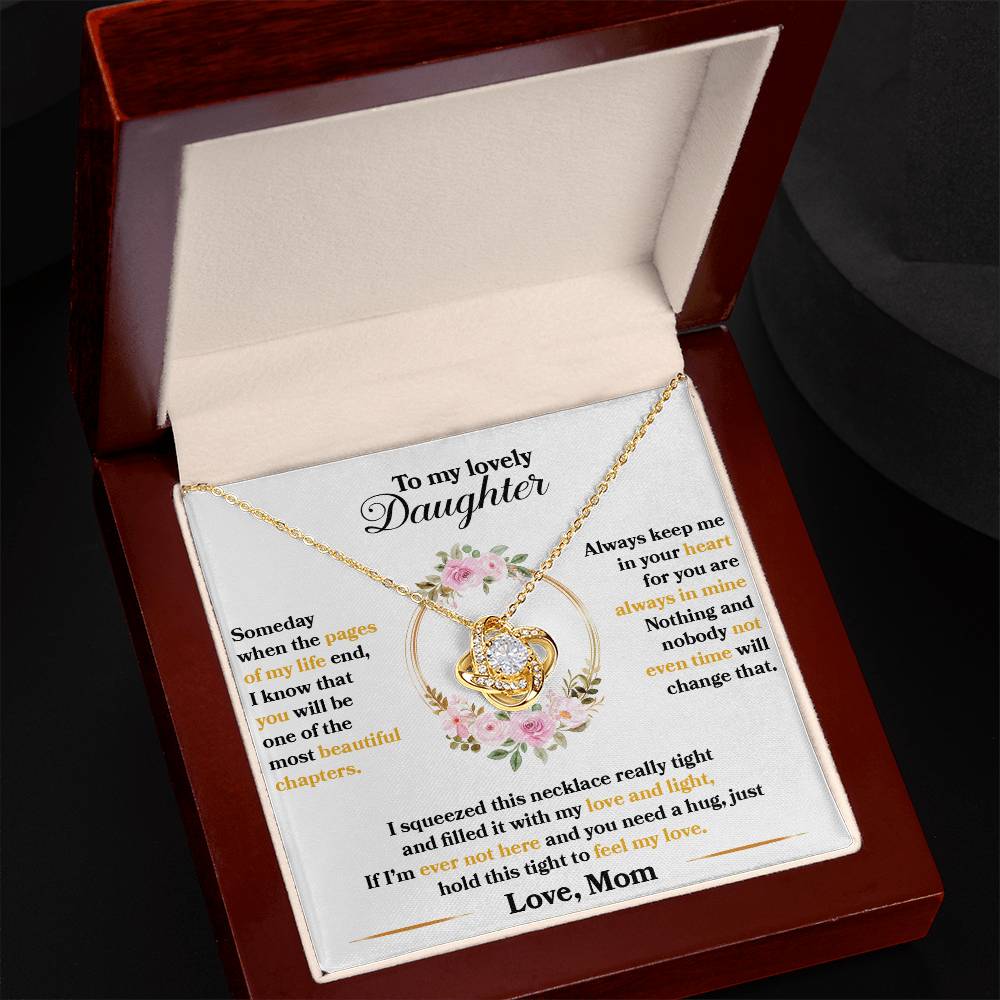 love gifts for daughter, Hold This Tight To Feel My Love
