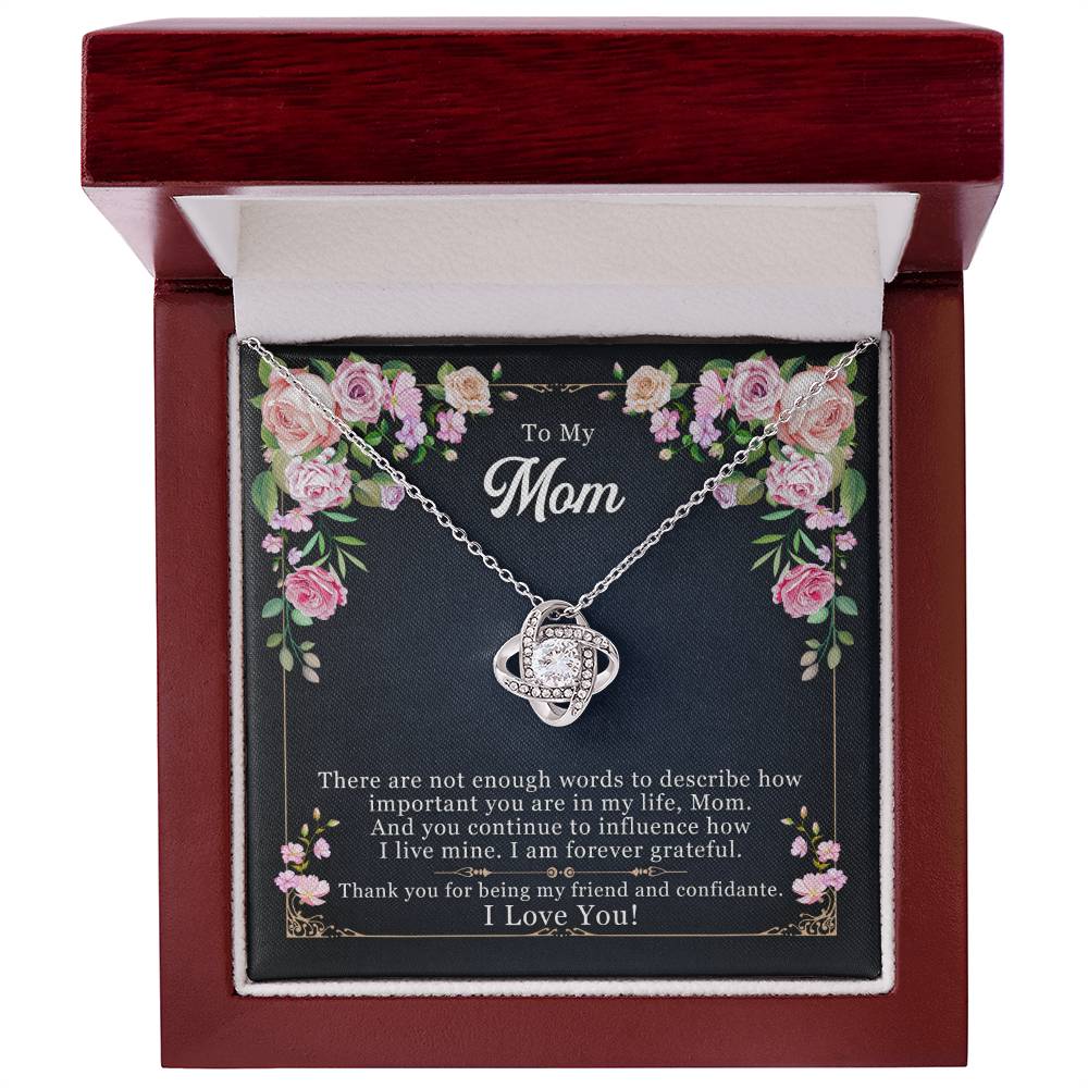 To My Mom, Thank you For Being My Friend